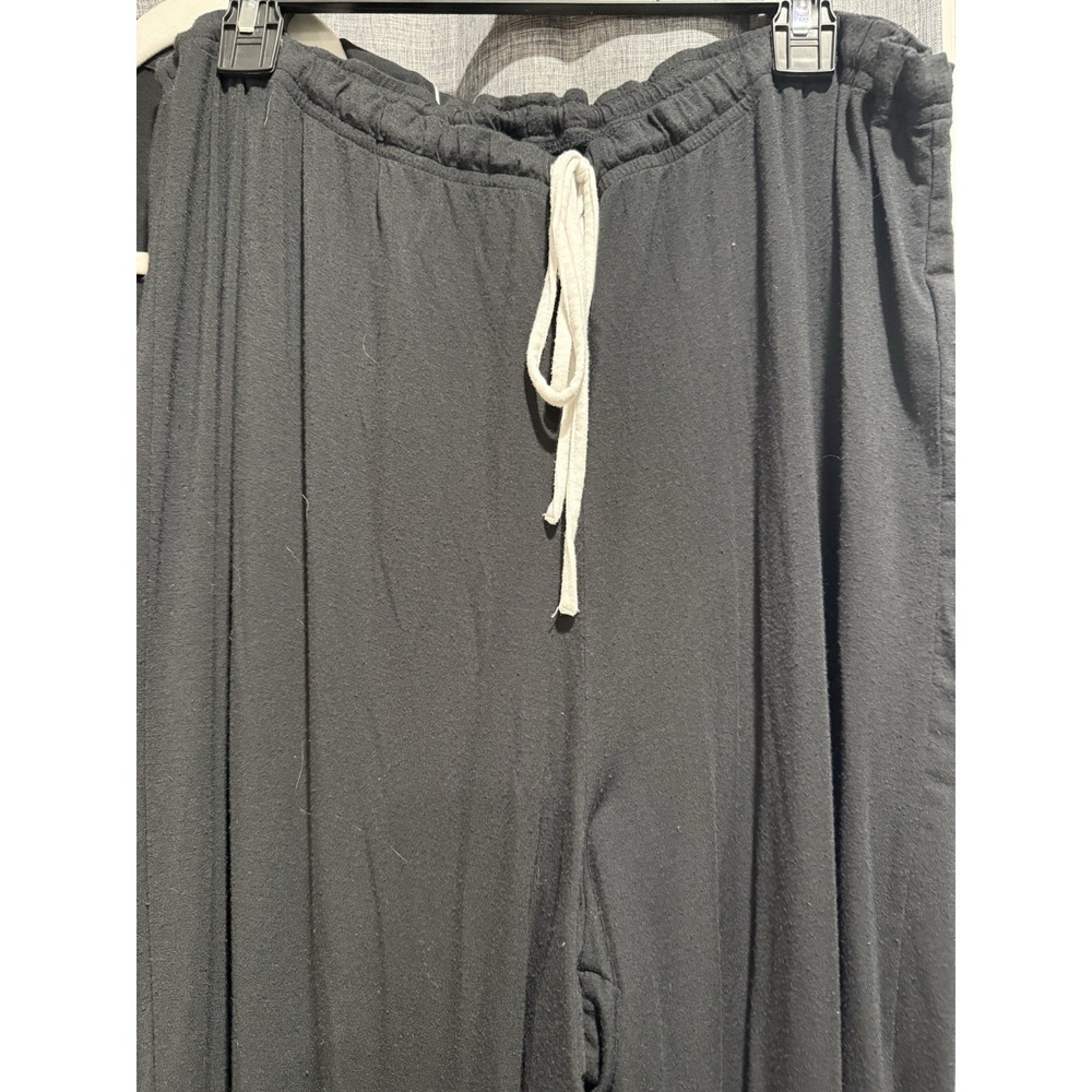 GapBody Model Womans Size XXL 2 Piece Pajama Set White Piping Button Front SOFT - Picture 5 of 14